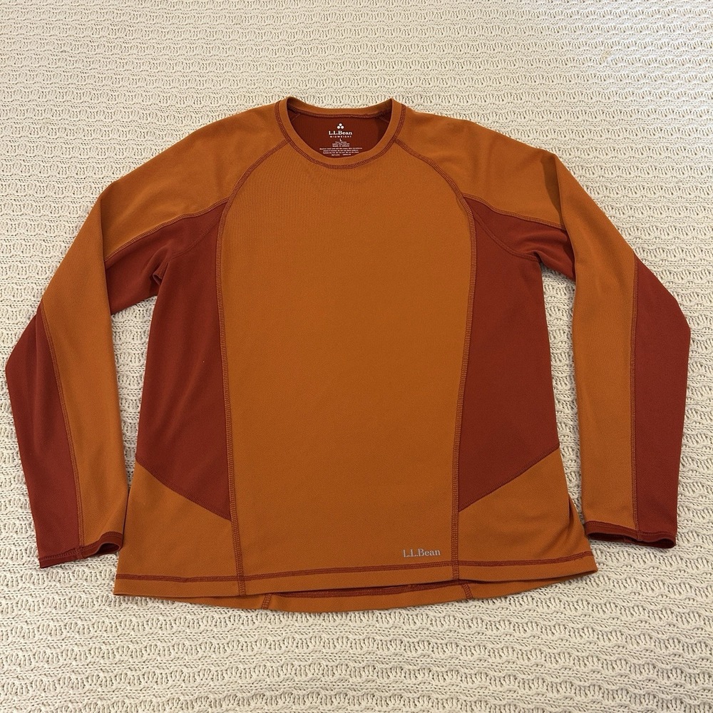 LL Bean Men's Outdoor Midweight Long Sleeve Layer Size Large Tall